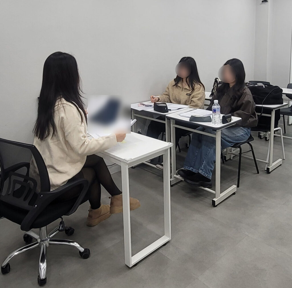서울대학교병원 간호사 면접 질문, 빅5 유일 NCS 블라인드 면접 학원의 합격 전략 공유 교육모습 1