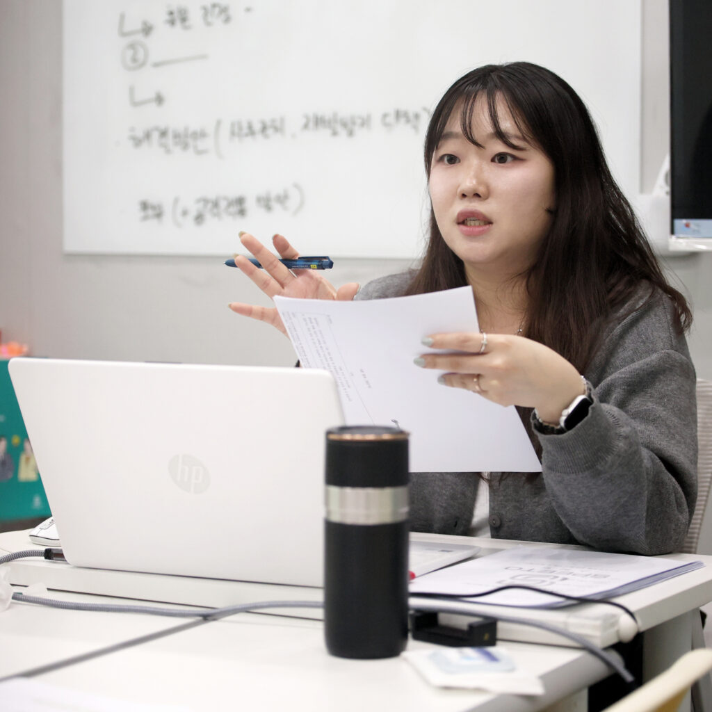 경기대학교 대입면접학원 DT당톡스피치학원 실제 교육 모습