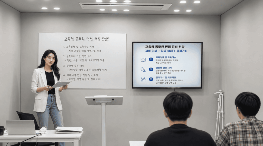 DT당톡 교육행정직면접학원_블로그_교육청행정직 면접, 자주 나오는 질문_교육모습2
