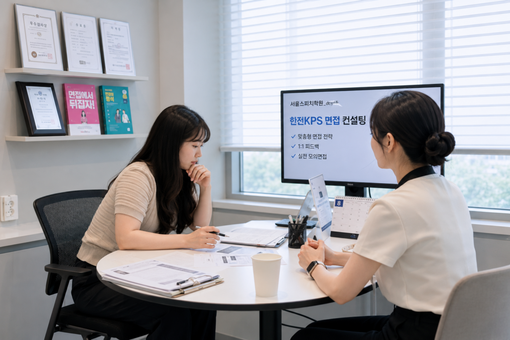 DT당톡 디지털 한전KPS면접 면접학원