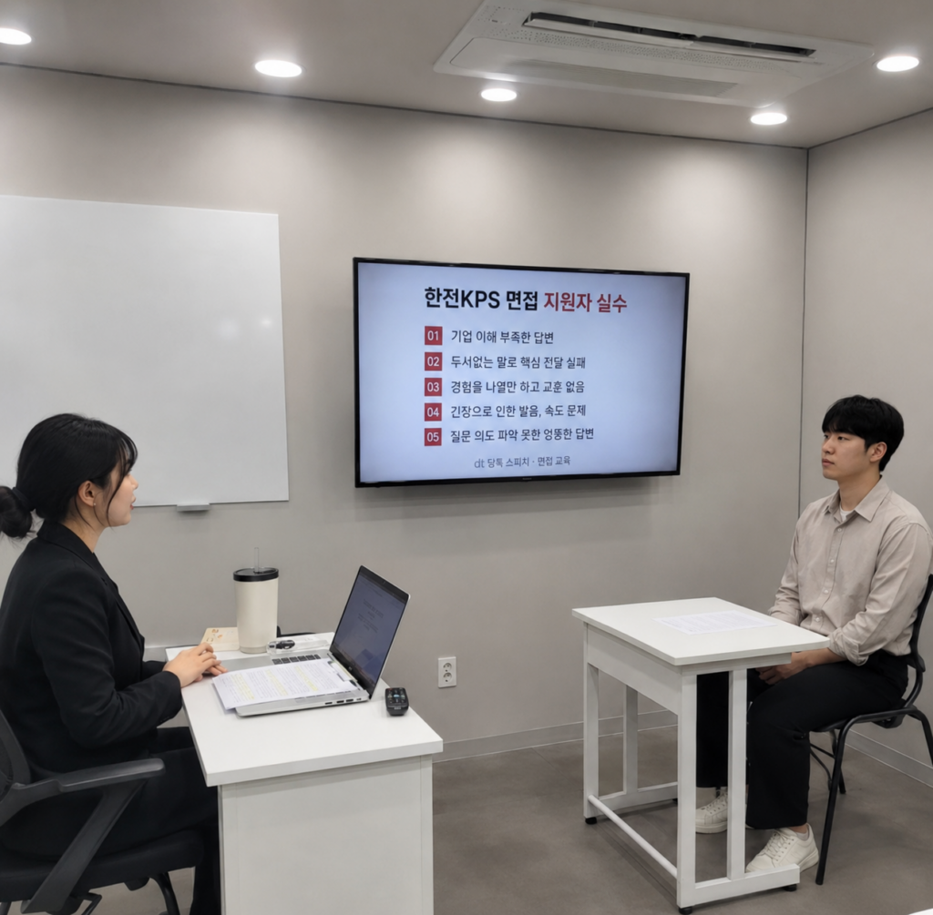 DT당톡 디지털 한전KPS면접 모의면접실습